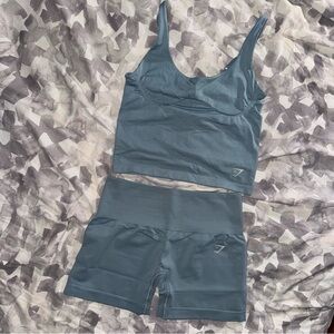 Gymshark Soft Sculpt Tank & Shorts Matching Set